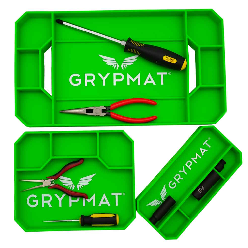 Grypmat Plus - TRIO - Toolbox Widget Australia, Grypmat, Grip mat, Tool Mat, Toolbox Widget, Tool Box Widget, Non-slip, Tool caddy, Tool tote